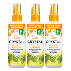 Mineral Deodorant Spray<br><p>Chamomile & Green Tea (3 Pack)</p>